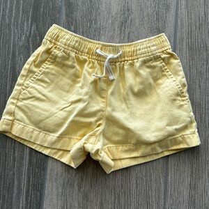 Crewcuts size 6 shorts in yellow